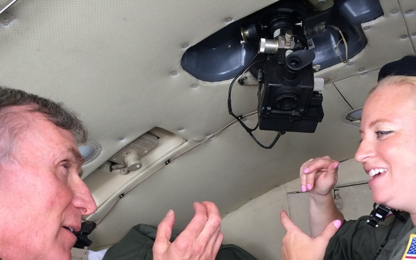 Bill Nye in an LC-130