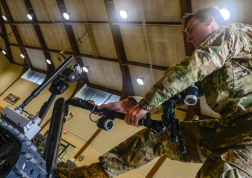 Route clearance training uses robots and video gaming skills