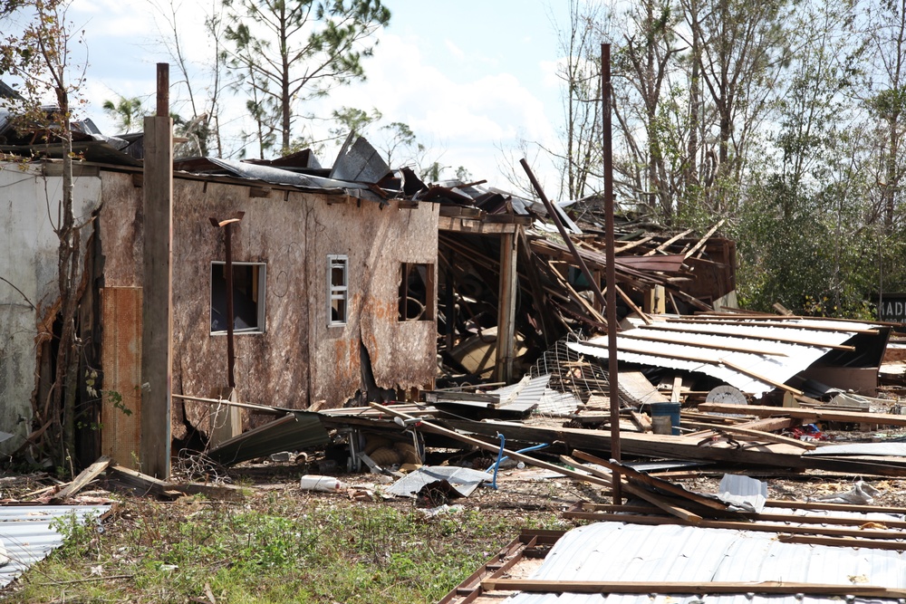 Blountstown home distroyed by Hurricane Michael