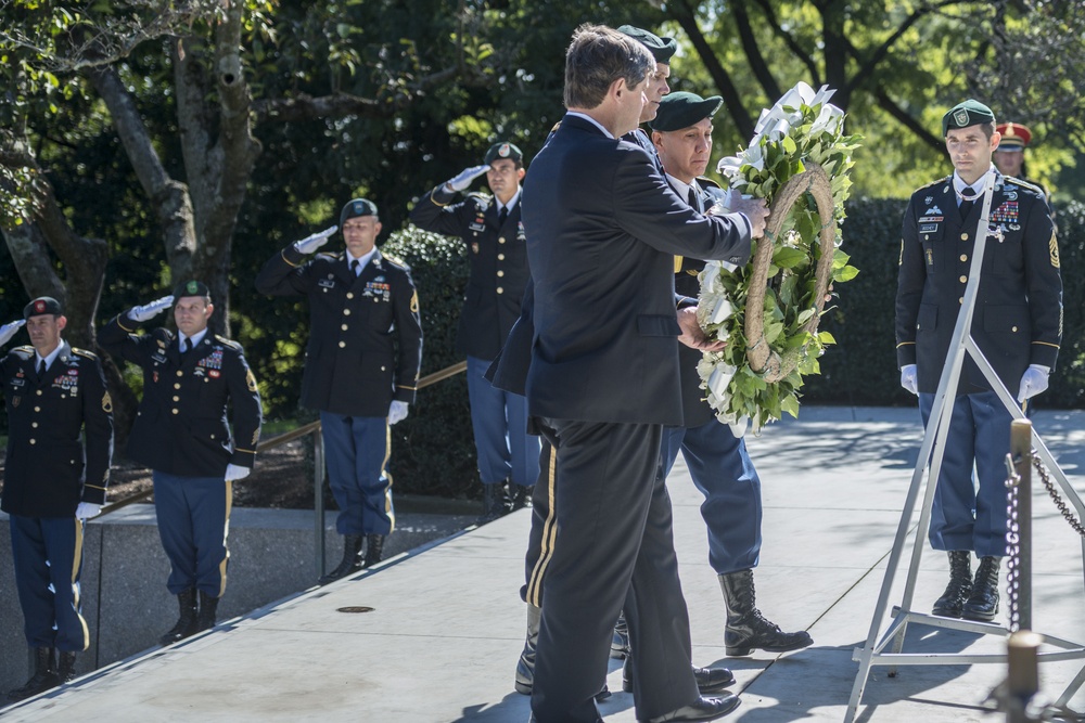 1st Special Forces Command (Airborne) Wreath-Laying Ceremony to Commemorate President John F. Kennedy's Constributions to the U.S. Army Special Forces