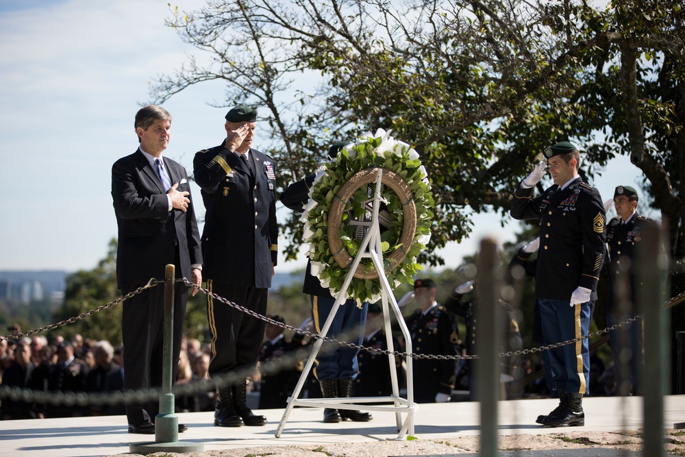 JFK Wreath Laying Ceremony