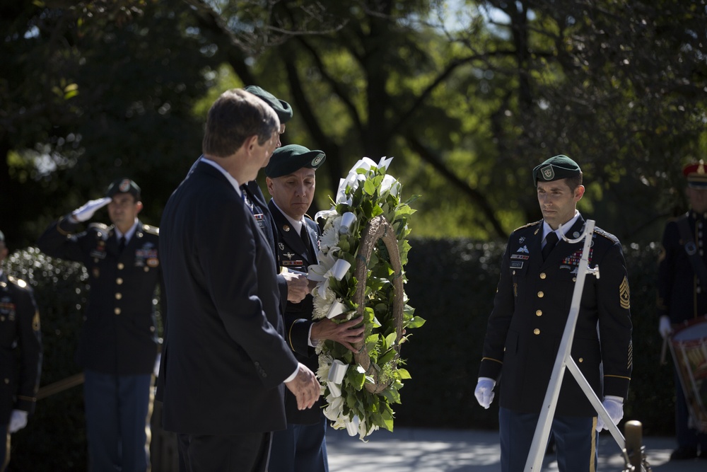 JFK Wreath Laying Ceremony