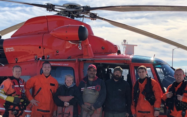 Coast Guard rescues stranded boaters near Egg Island Point, NJ