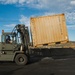 U.S. Marine gear gets transported for Trident Juncture