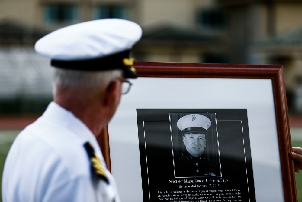 Sergeant Major Robert F. Porter Field Rededication Ceremony