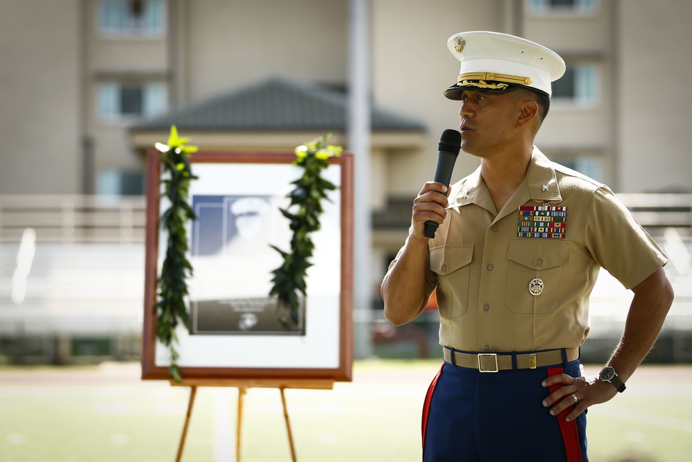 Sergeant Major Robert F. Porter Field Rededication Ceremony