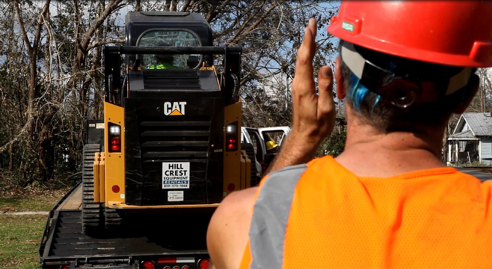 USACE emergency route clearance teams are working in Bay, Gulf, and Jackson Counties