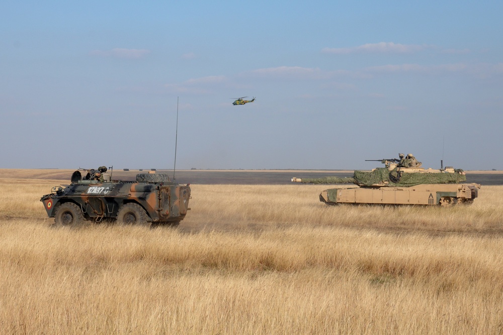 U.S. Soldiers at Justice Sword at Smardan Training Area Romania