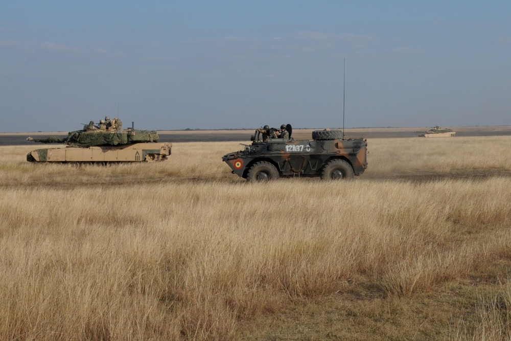 U.S. Soldiers at Justice Sword at Smardan Training Area Romania