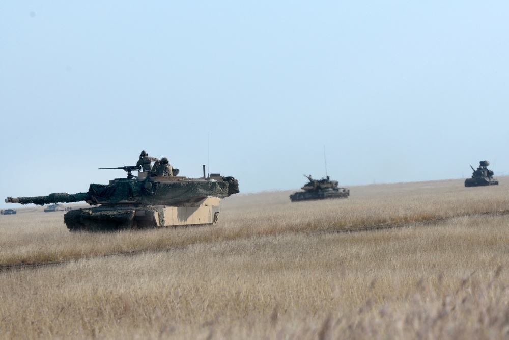 U.S. Soldiers at Justice Sword at Smardan Training Area Romania