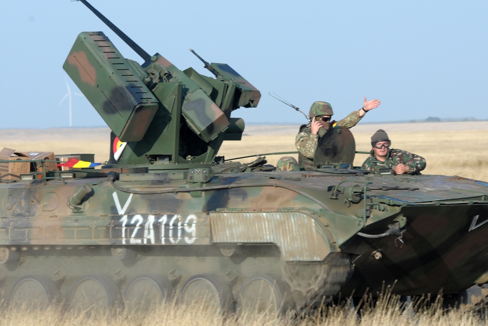 U.S. Soldiers at Justice Sword at Smardan Training Area Romania