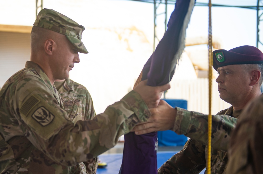 Civil Affairs transfer of authority