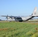 NATO validation air drop zone on SHAPE airfield