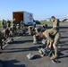 NATO validation air drop zone on SHAPE airfield