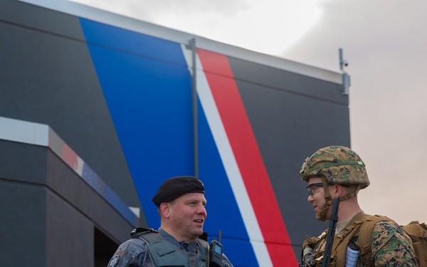 Marines particpate in exercise Trident Juncture 18 training in Iceland