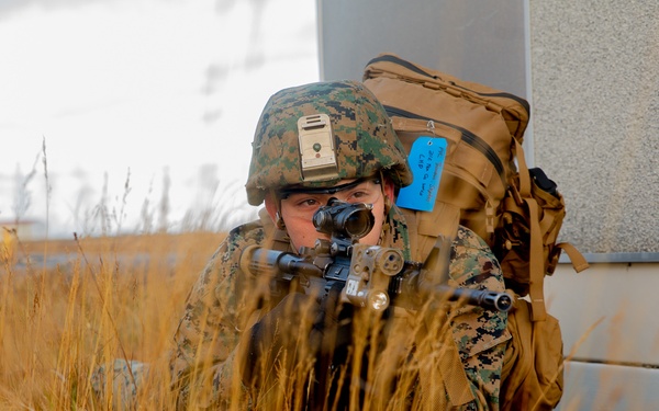 Marines particpate in exercise Trident Juncture 18 training in Iceland