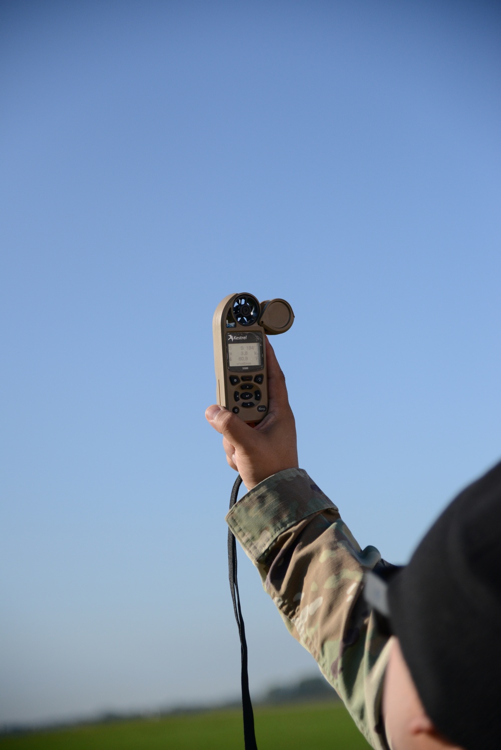 NATO validation air drop zone on SHAPE airfield