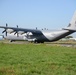 NATO validation air drop zone on SHAPE airfield