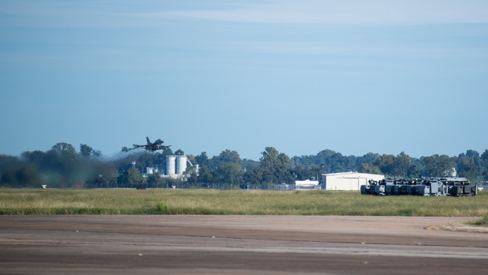 Aircraft that evacuated Hurricane Michael depart Barksdale