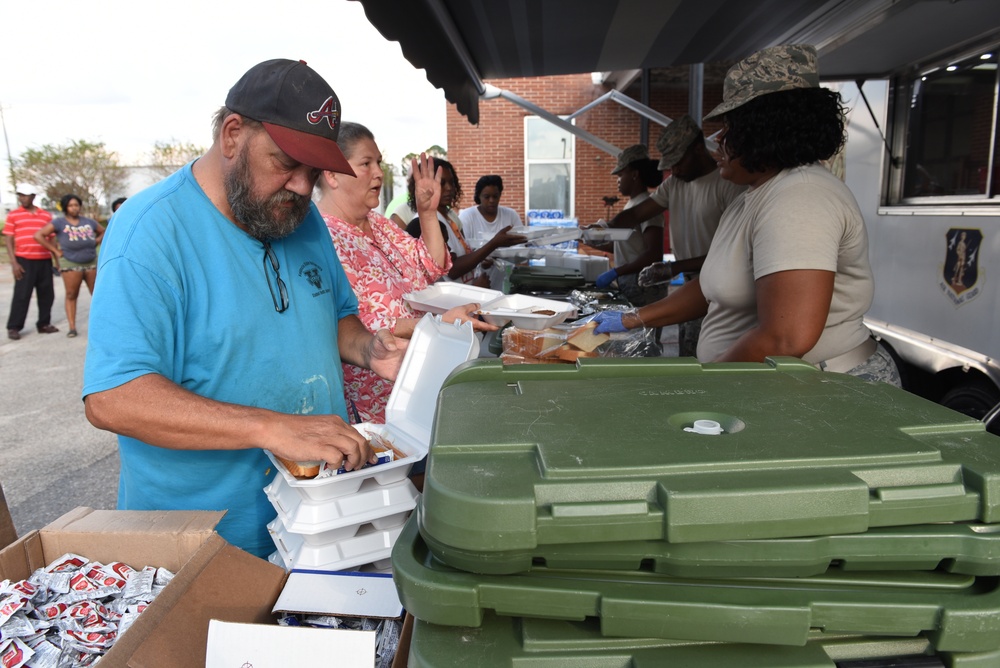 Georgia Air Guard feeds community hit by Hurricane Michael