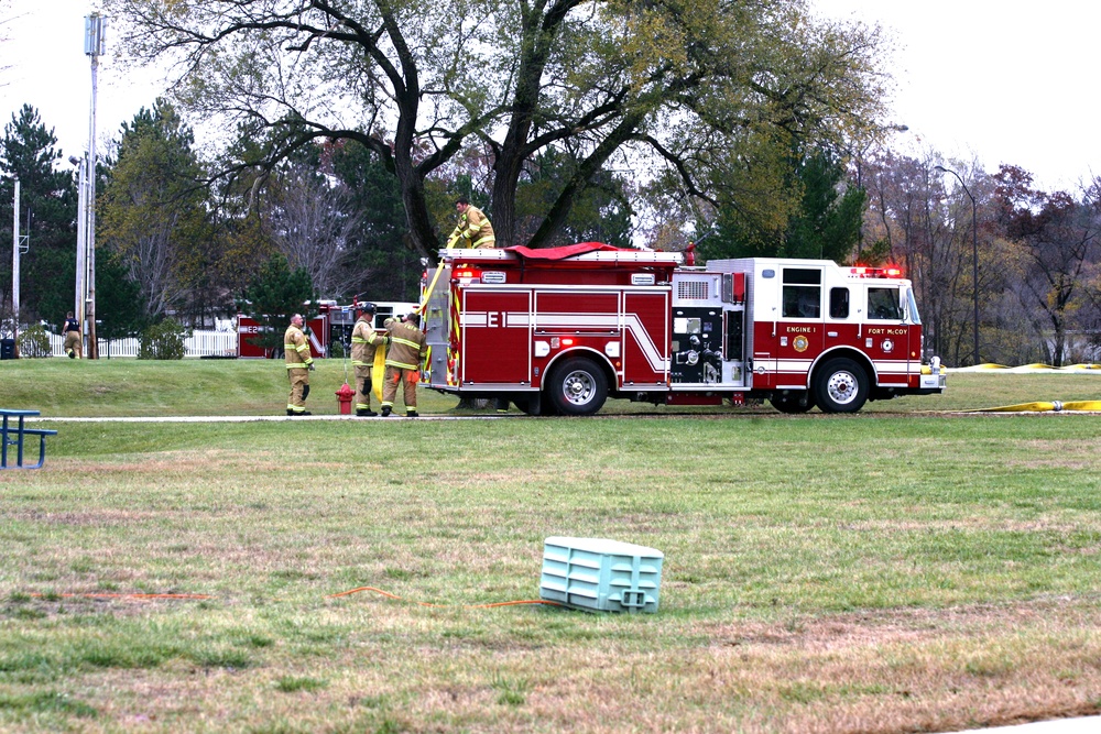 2015 Fire Department, Firefighting Operations at Fort McCoy