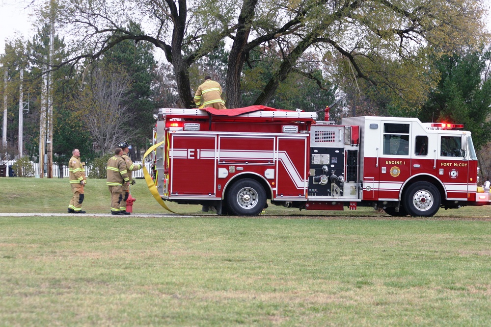 2015 Fire Department, Firefighting Operations at Fort McCoy