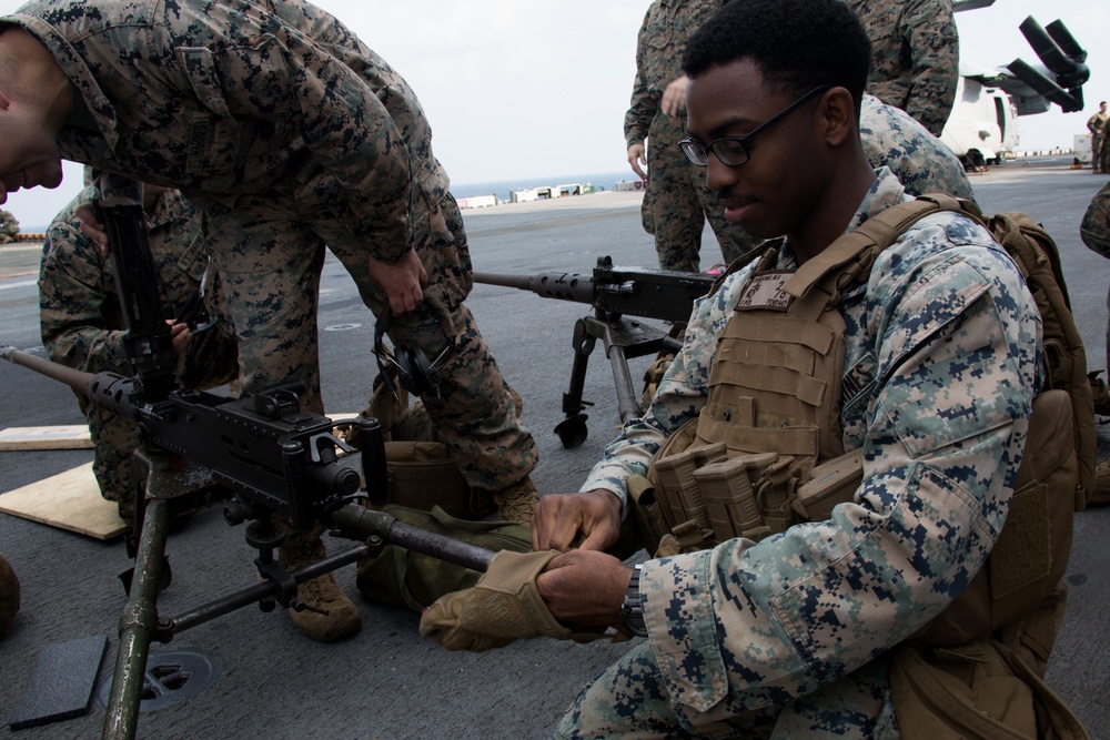 Company F Marines refine weapon proficiency during marksmanship training