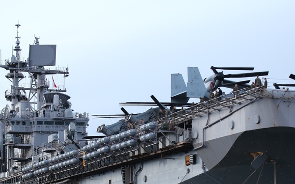 USS Iwo Jima in Reyjkavik, Iceland for Trident Juncture 18