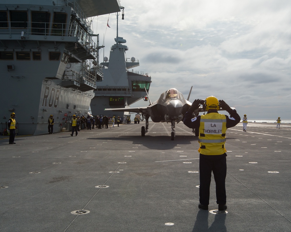 ITF teams with Royal Navy for Developmental Test-1 aboard HMS Queen Elizabeth