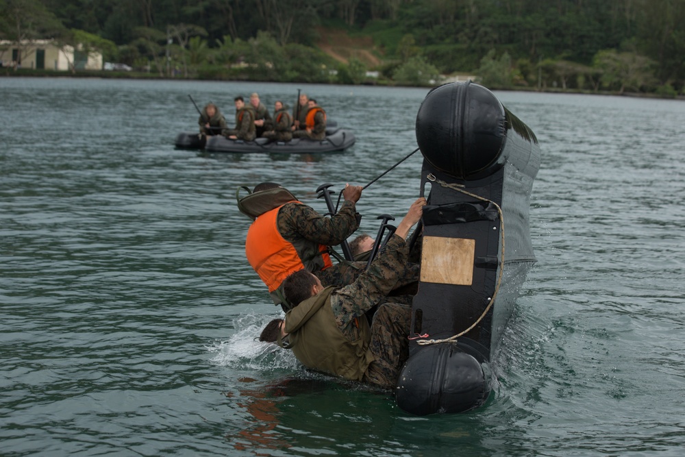 Koa Moana Rappels and Swims with the French Army