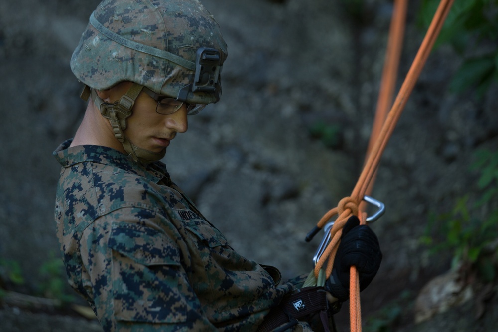 Koa Moana Rappels and Swims with the French Army