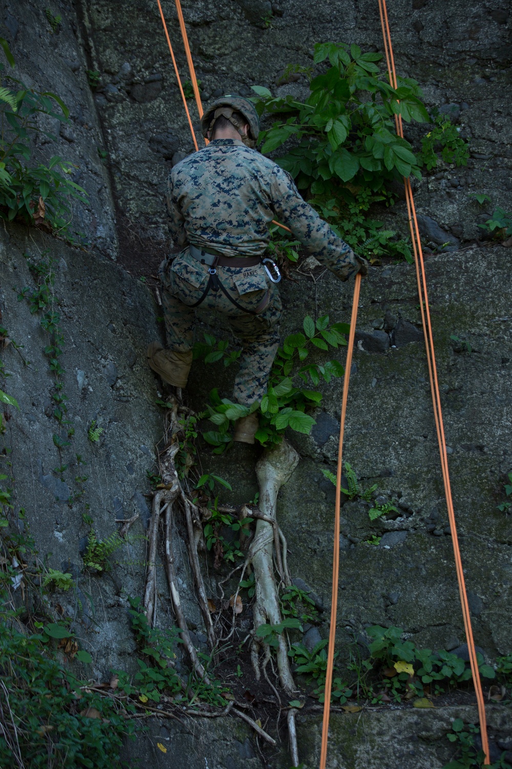 Koa Moana Rappels and Swims with the French Army