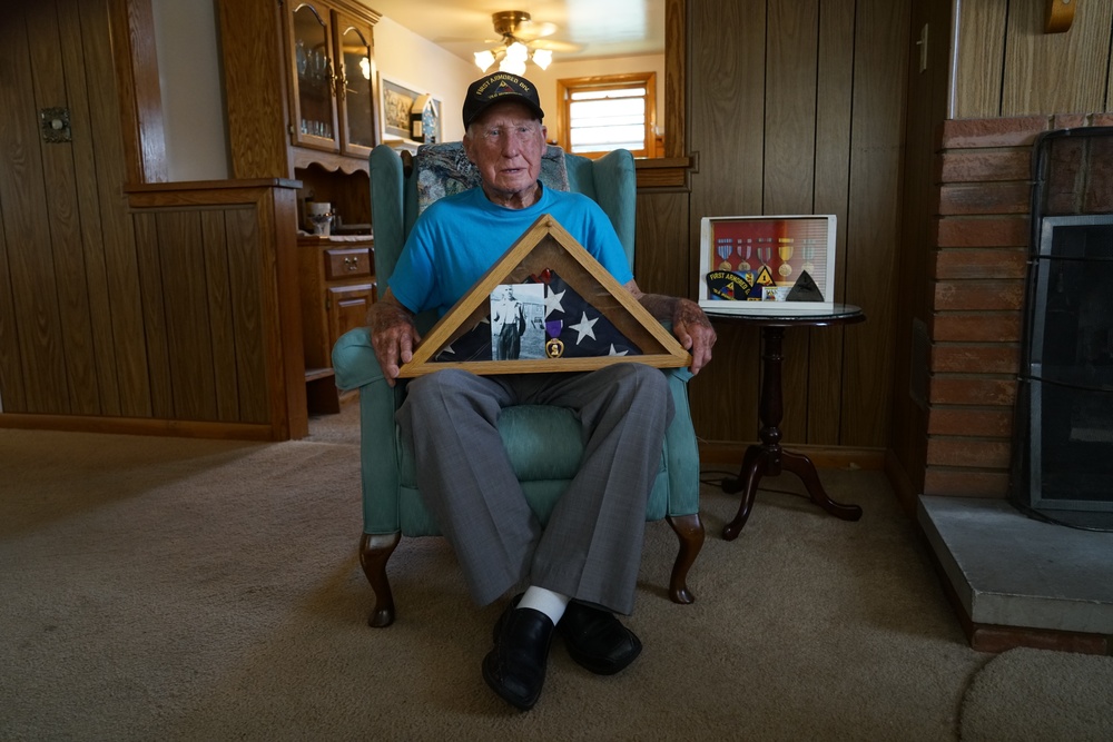 World War II vet, 'Iron Soldier' reflects on service, family leading up to 100th birthday
