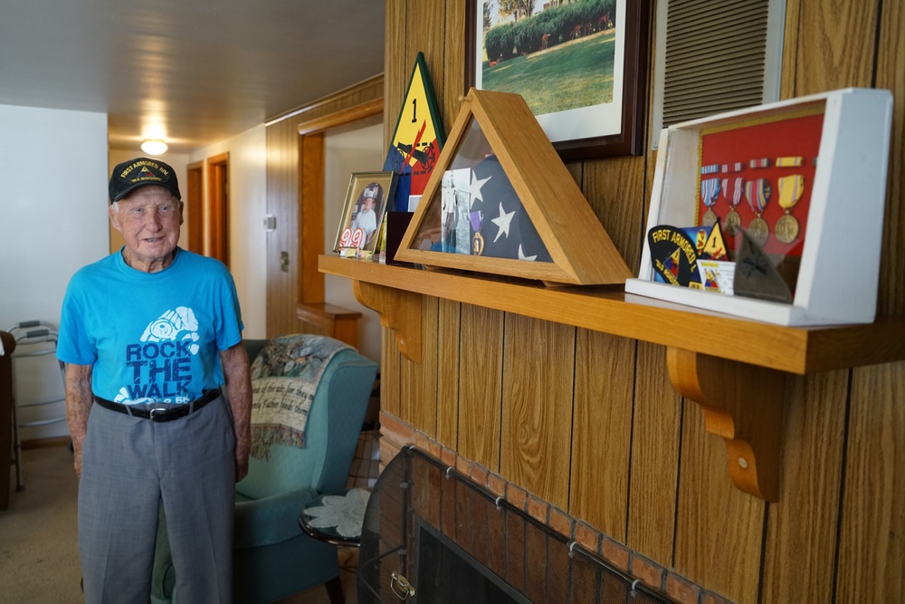 World War II vet, 'Iron Soldier' reflects on service, family leading up to 100th birthday