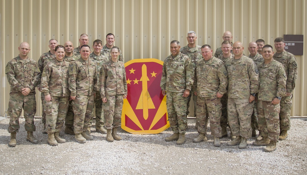 Lt. Gen. Michael X. Garrett, U.S. Army Central commander, visits the 31st Air Defense Artillery Brigade