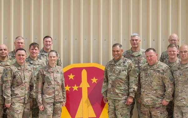 Lt. Gen. Michael X. Garrett, U.S. Army Central commander, visits the 31st Air Defense Artillery Brigade