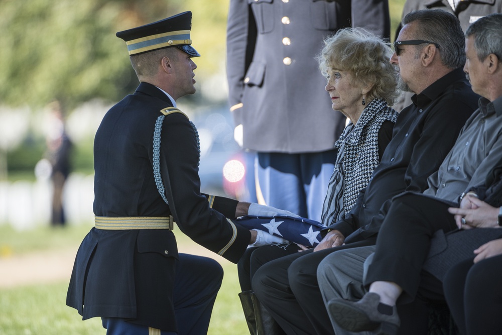 Military Funeral Honors With a Funeral Escort For U.S. Army Lt. Col. Robert Nopp Who Died During the Vietnam War