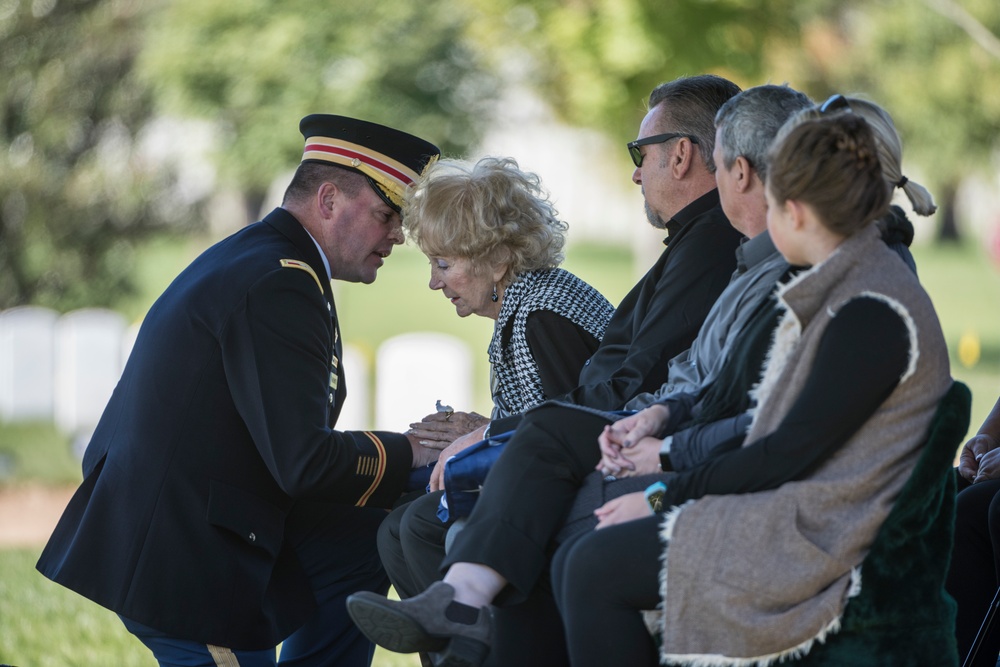 Military Funeral Honors With a Funeral Escort For U.S. Army Lt. Col. Robert Nopp Who Died During the Vietnam War