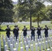 Military Funeral Honors With a Funeral Escort For U.S. Army Lt. Col. Robert Nopp Who Died During the Vietnam War