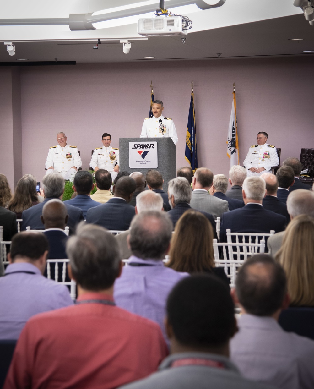 SPAWAR Systems Center Atlantic Holds Change of Command