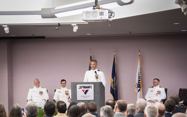 SPAWAR Systems Center Atlantic Holds Change of Command