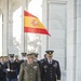 Spanish Chief of Defence Gen. Fernando Alejandre Participates in an Armed Forces Wreath-Laying Ceremony at the Tomb of the Unknown Soldier