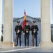 Spanish Chief of Defence Gen. Fernando Alejandre Participates in an Armed Forces Wreath-Laying Ceremony at the Tomb of the Unknown Soldier