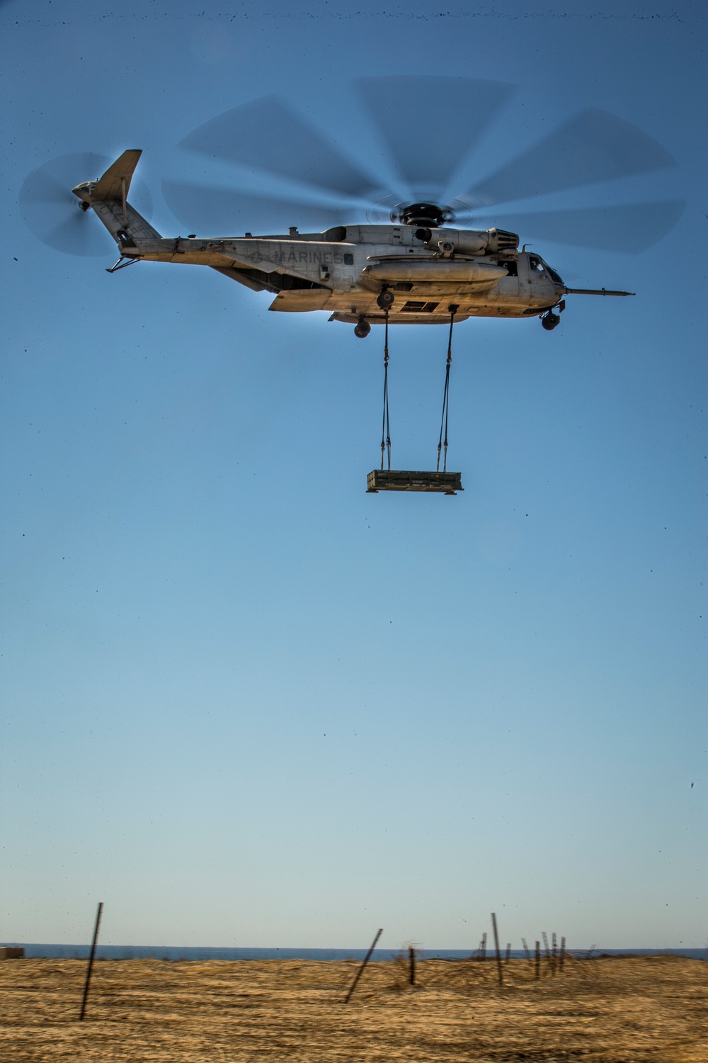 High Mobility Artillery Rocket System in the Sky