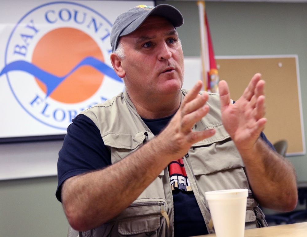 Whirling together: Guardsmen and volunteers provide for the community