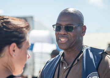 Hurricane survivors register for disaster assistance with FEMA DSA Teams