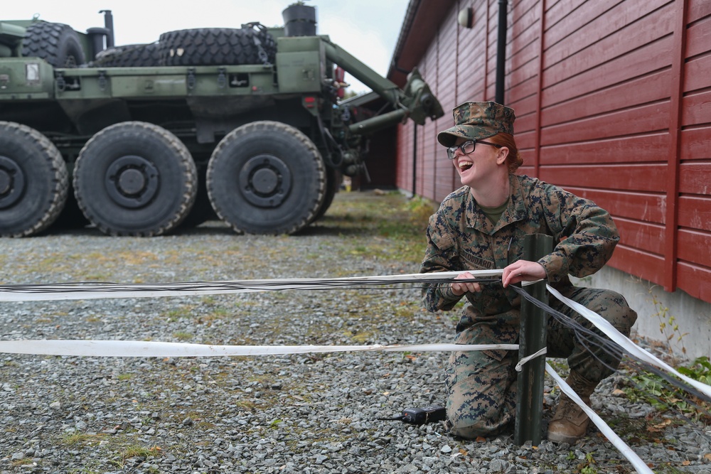 2nd Marine Logistics Group-Forward Marines Receive Equipment