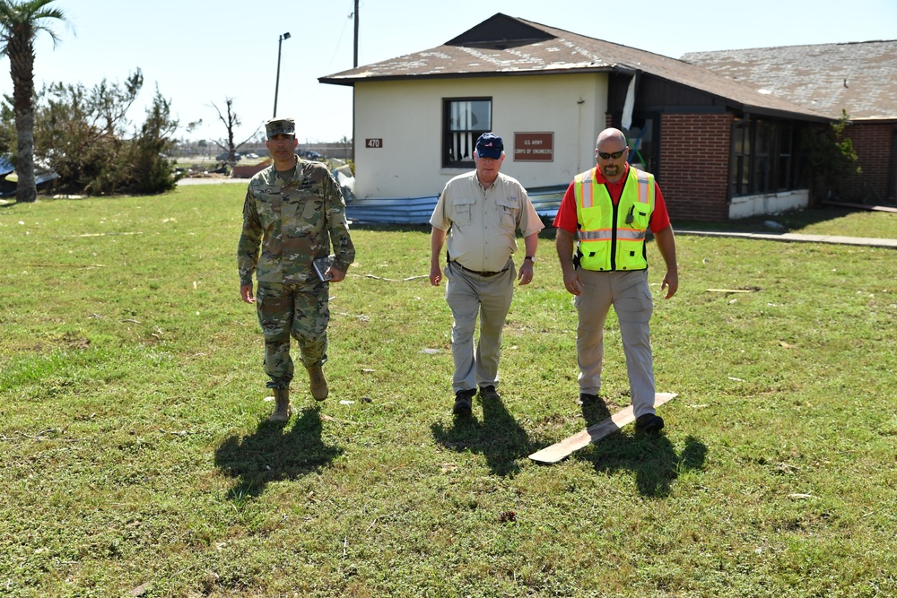 Mobile District Commander Visits Tyndall Air Force Base