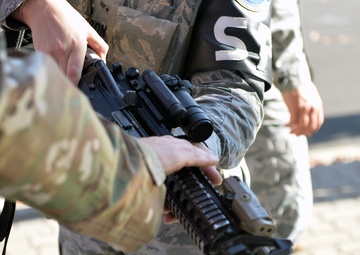 KMC Airmen practice active shooter response