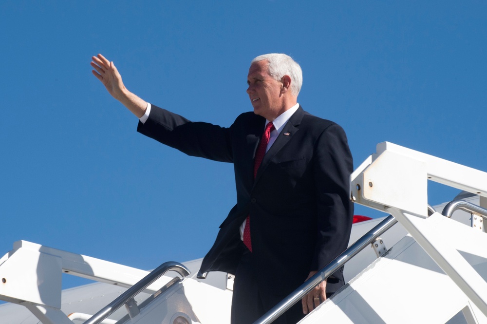 Vice President Mike Pence visits Buckley AFB